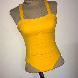 ONIA CREAM TANGERINE FULL SWIMSUIT SZ XS